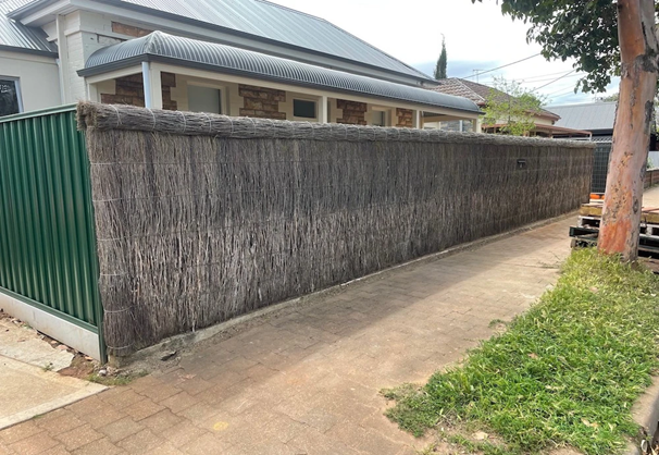 Brush Fence Installation Central Coast